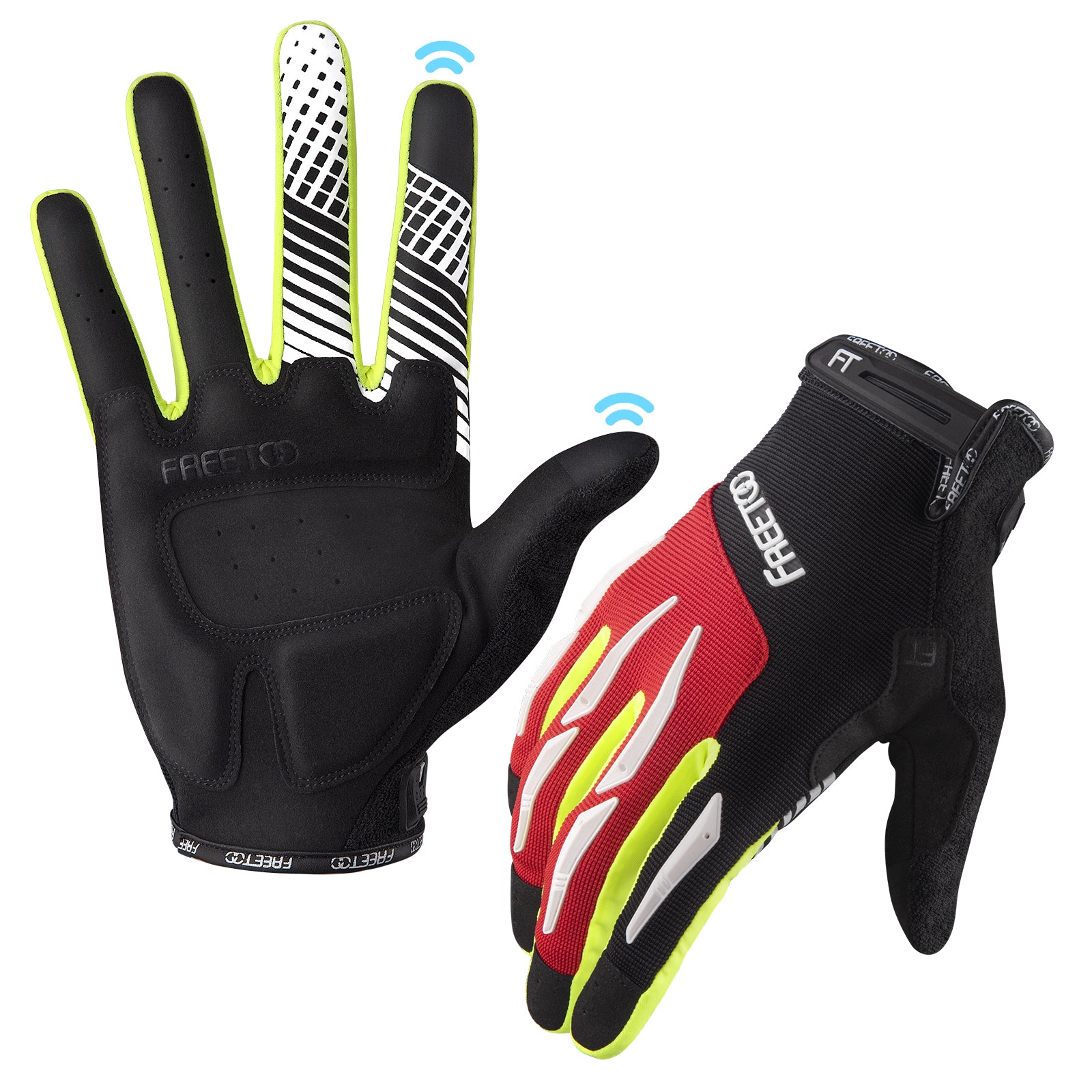 FREETOO® Cycling Gloves Touchscreen Non-Slip and Shock-Absorbing Cycling Gloves