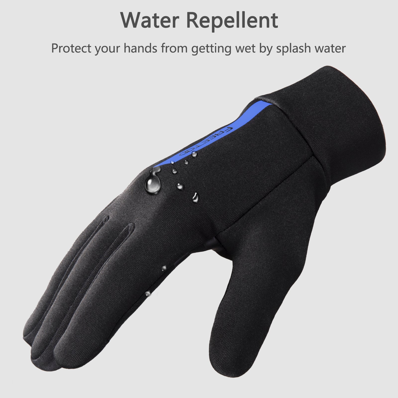 Freetoo® Winter Warm Full Finger Touchscreen Driving Workout Gloves for Men